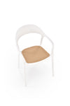 Sedia da pranzo in plastica K530 Bianco (1)