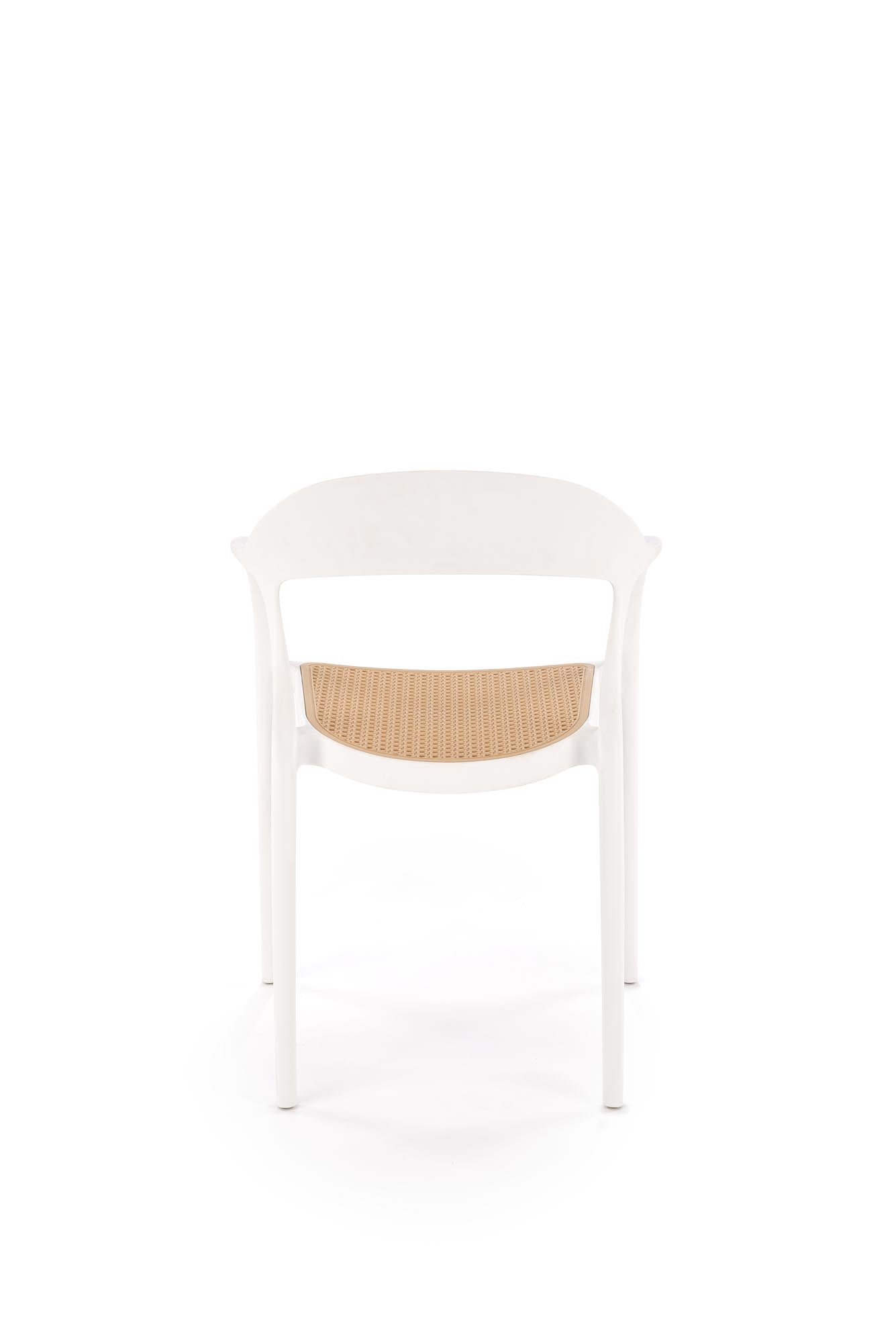 Sedia da pranzo in plastica K530 Bianco (2)