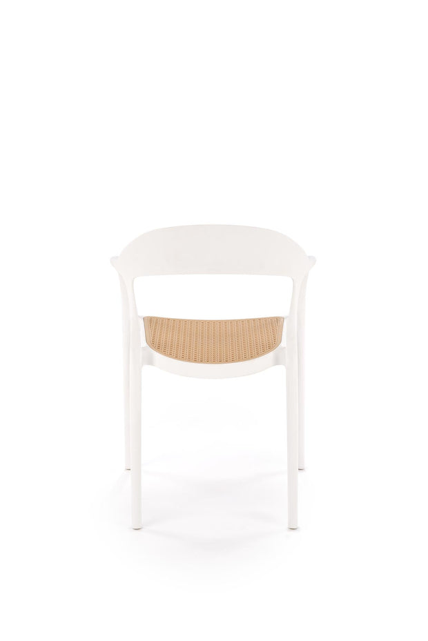 Sedia da pranzo in plastica K530 Bianco (2)