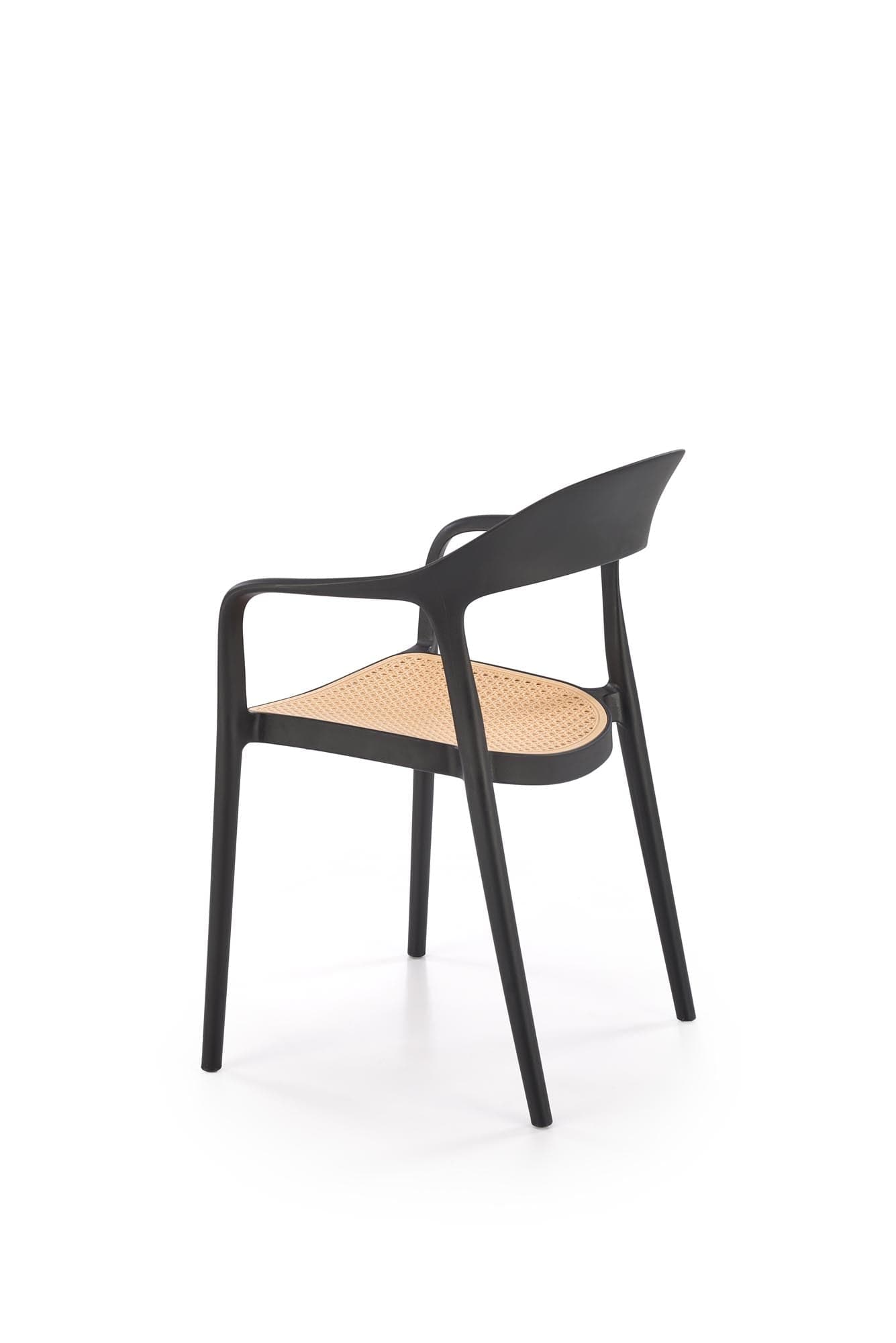 Sedia da pranzo in plastica K530 Nero (2)