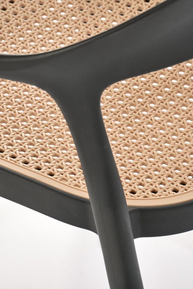 Sedia da pranzo in plastica K530 Nero (7)