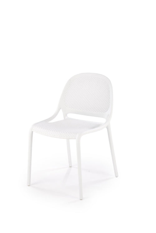 Sedia da pranzo in plastica K532 Bianco