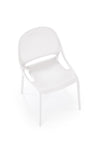Sedia da pranzo in plastica K532 Bianco (1)
