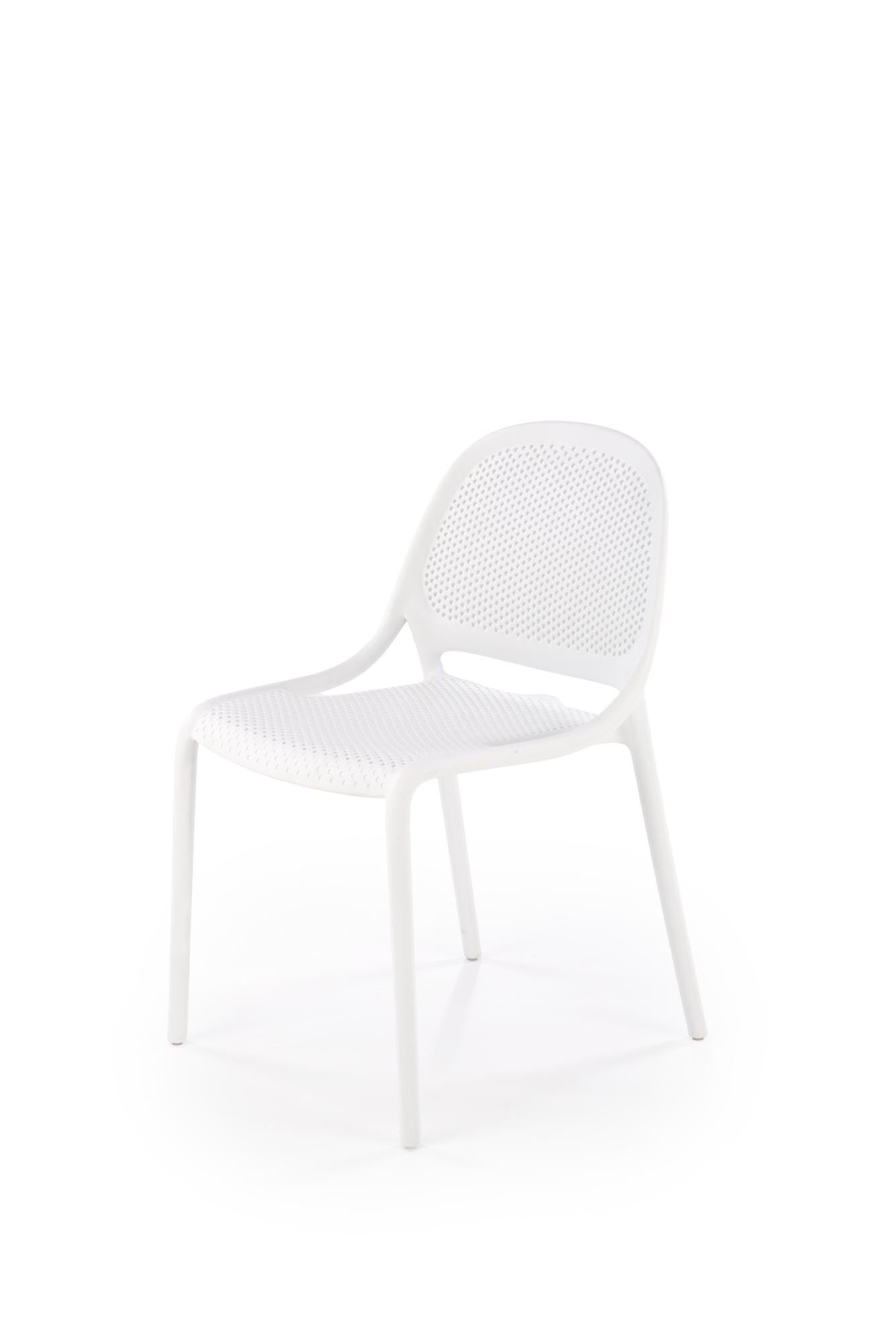 Sedia da pranzo in plastica K532 Bianco (5)