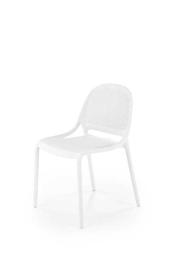 Sedia da pranzo in plastica K532 Bianco (5)