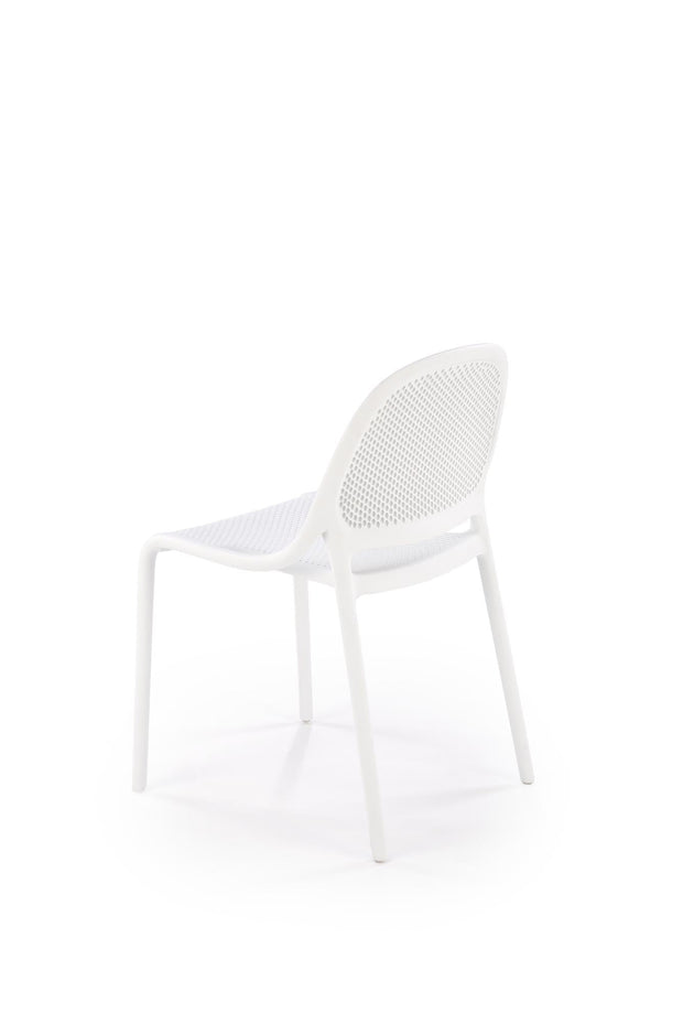 Sedia da pranzo in plastica K532 Bianco (6)