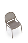 Sedia da pranzo in plastica K532 Grigio (1)