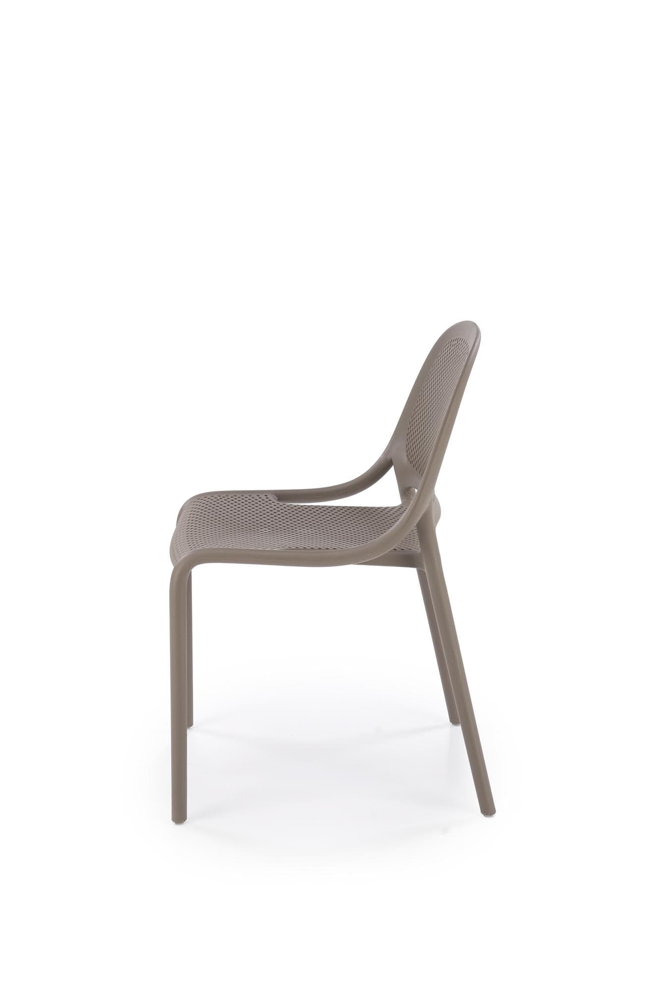 Sedia da pranzo in plastica K532 Grigio (4)