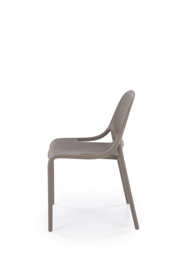 Sedia da pranzo in plastica K532 Grigio (4)