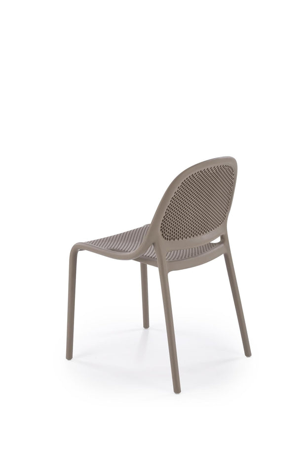 Sedia da pranzo in plastica K532 Grigio (6)