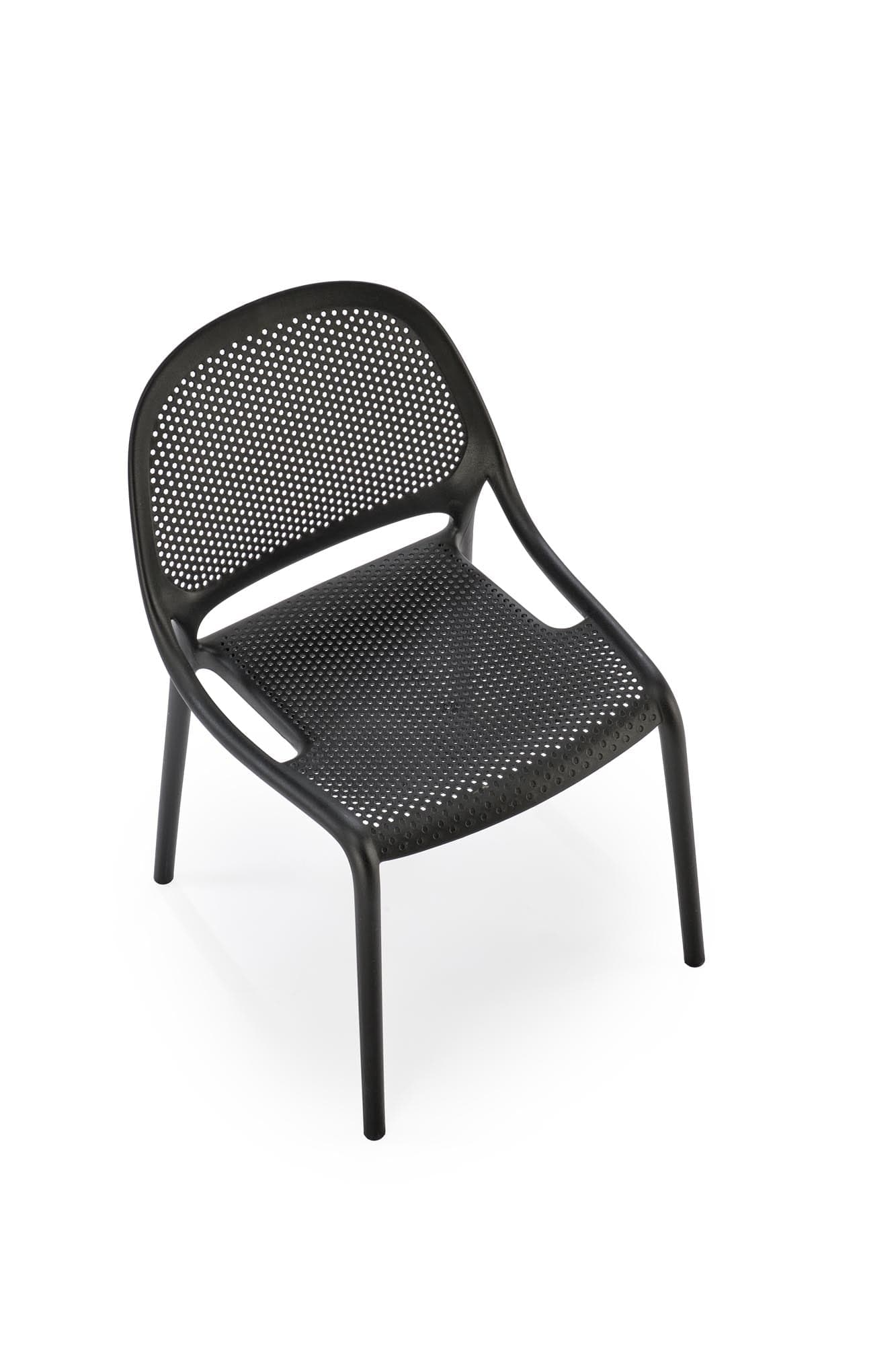 Sedia da pranzo in plastica K532 Nero (1)