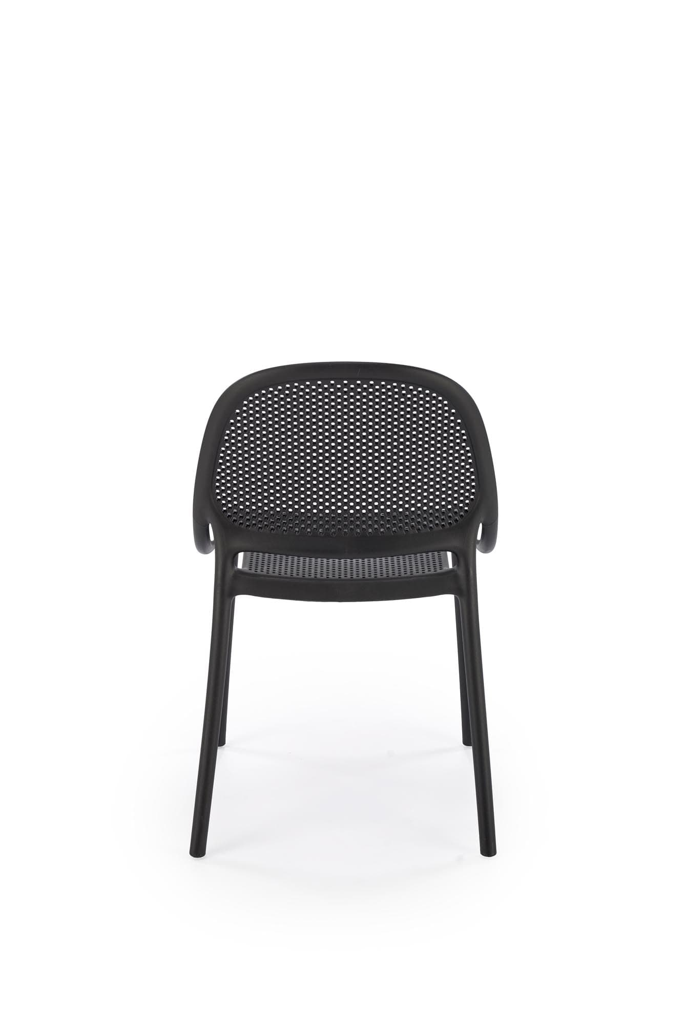 Sedia da pranzo in plastica K532 Nero (2)