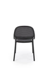 Sedia da pranzo in plastica K532 Nero (2)