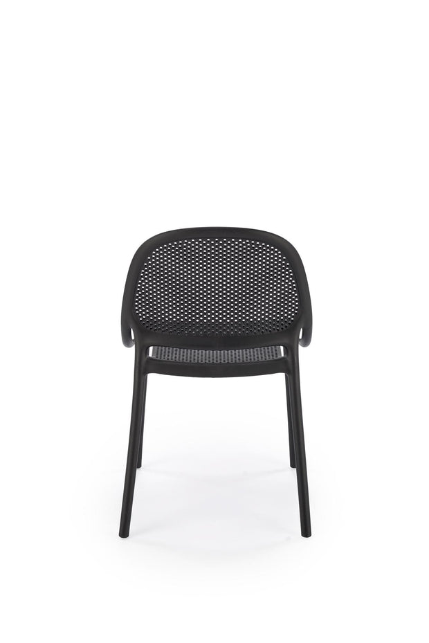 Sedia da pranzo in plastica K532 Nero (2)
