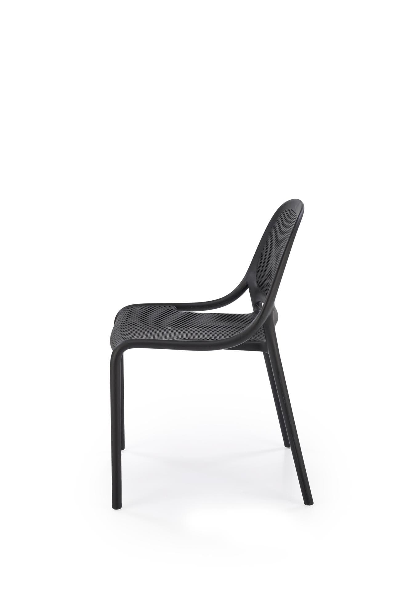 Sedia da pranzo in plastica K532 Nero (4)