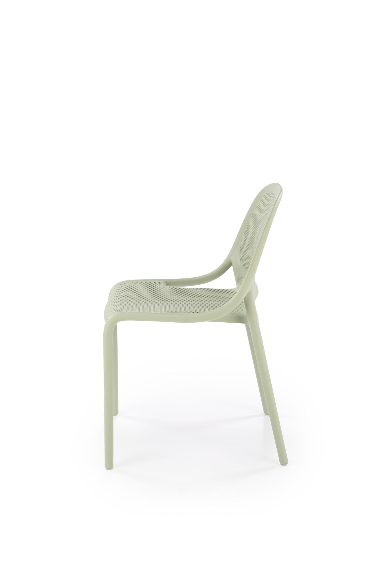 Sedia da pranzo in plastica K532 Verde (4)