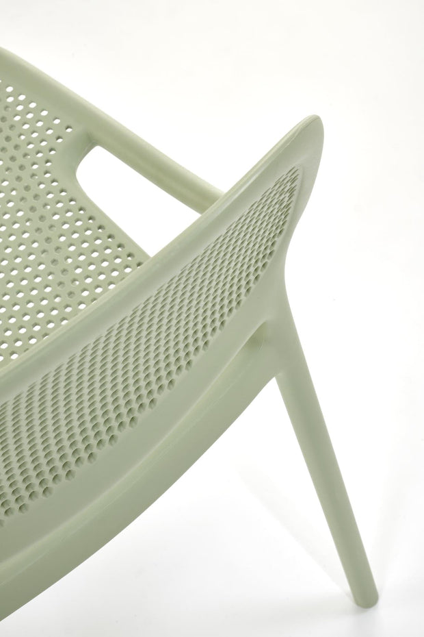 Sedia da pranzo in plastica K532 Verde (7)