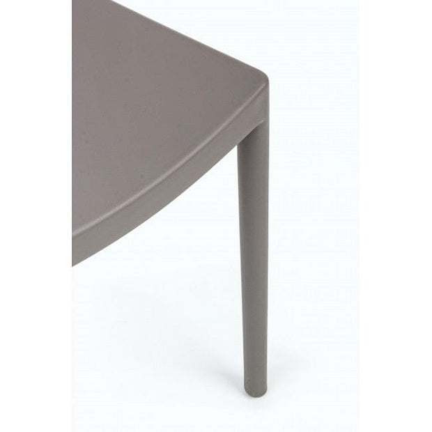 Sedia da pranzo in plastica Shannon Grigio (2)