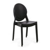 Sedia da pranzo in plastica Shannon Nero (1)
