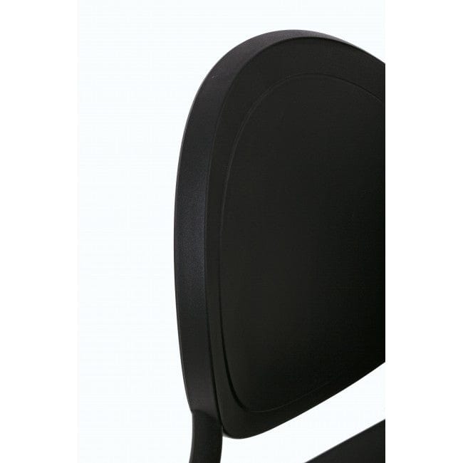 Sedia da pranzo in plastica Shannon Nero (3)