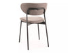 Sedia da pranzo in sintetico fibroso Dan Beige (1)