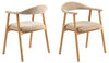 Actona Sedia da pranzo in tessuto Addi 3 Beige