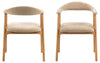 Actona Sedia da pranzo in tessuto Addi 3 Beige