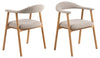 Actona Sedia da pranzo in tessuto Addi 60 Beige