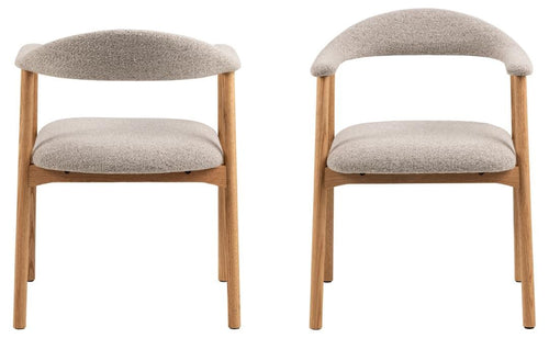 Actona Sedia da pranzo in tessuto Addi 60 Beige