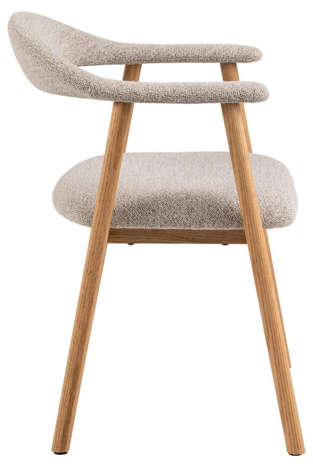 Actona Sedia da pranzo in tessuto Addi 60 Beige