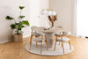 Actona Sedia da pranzo in tessuto Addi 60 Beige