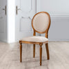 Sedia da pranzo in tessuto Albero 42 Beige