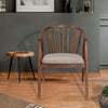 Sedia da pranzo in tessuto Albero 48 Beige (1)