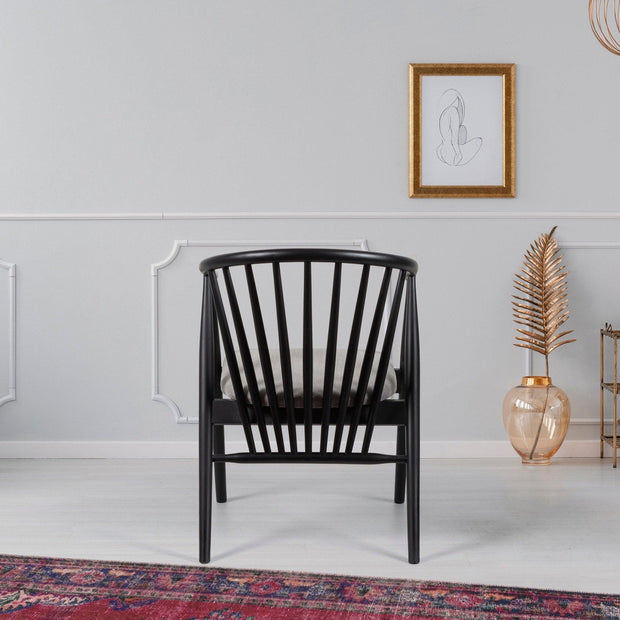 Sedia da pranzo in tessuto Albero 51 Beige (2)
