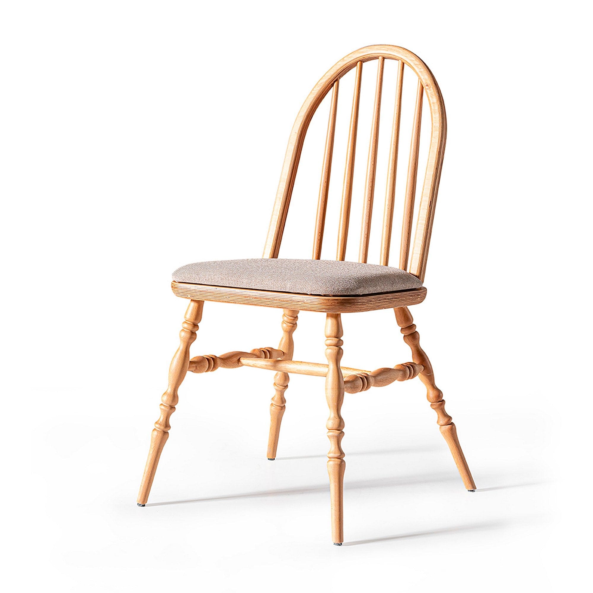 Sedia da pranzo in tessuto Albero 52 Beige