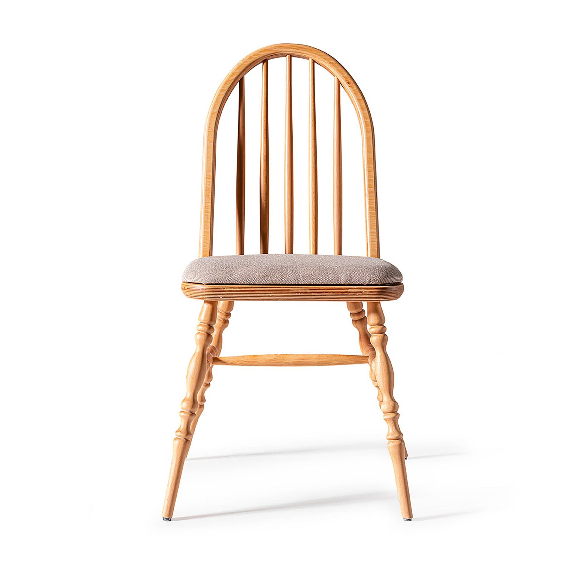 Sedia da pranzo in tessuto Albero 52 Beige (1)