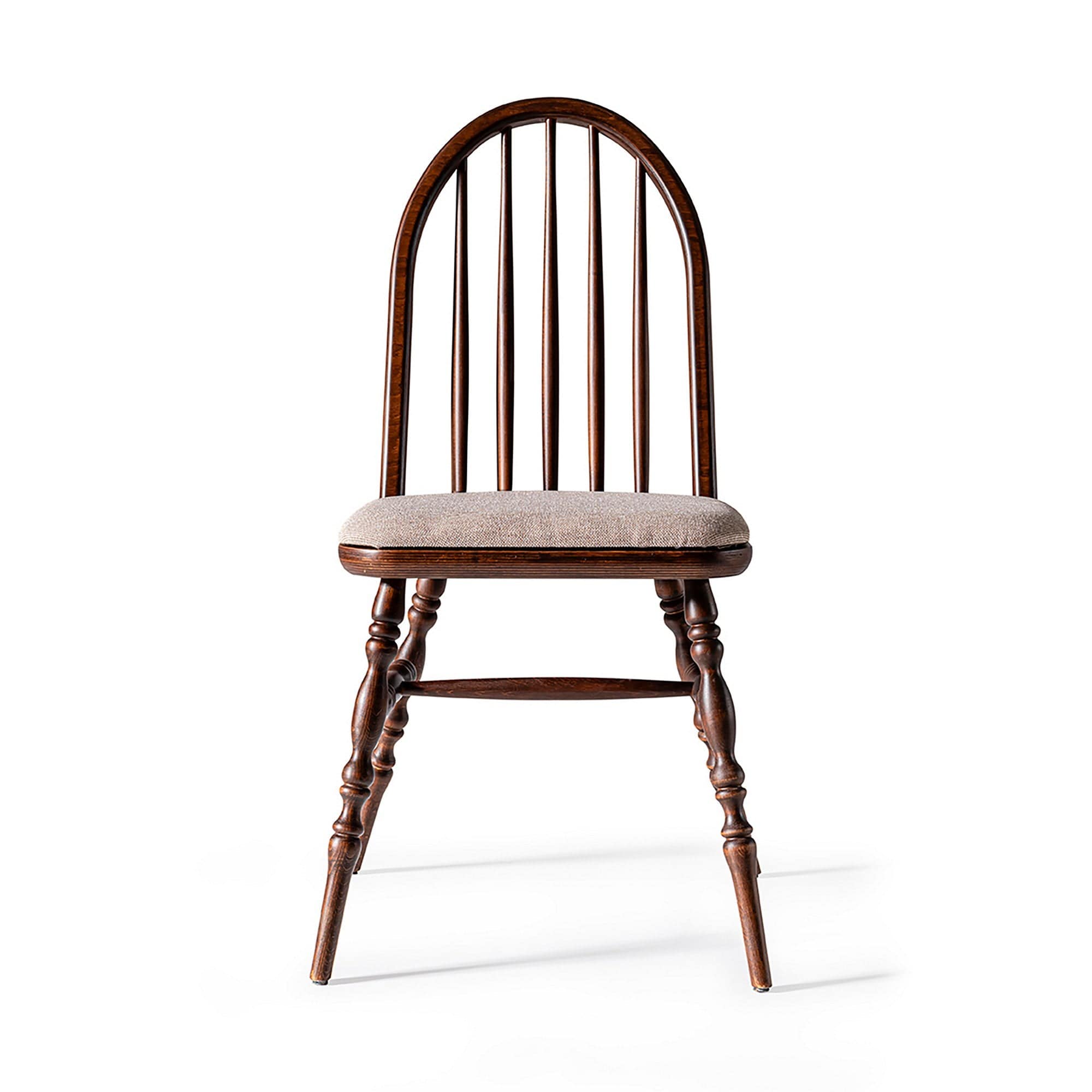Sedia da pranzo in tessuto Albero 53 Beige (1)