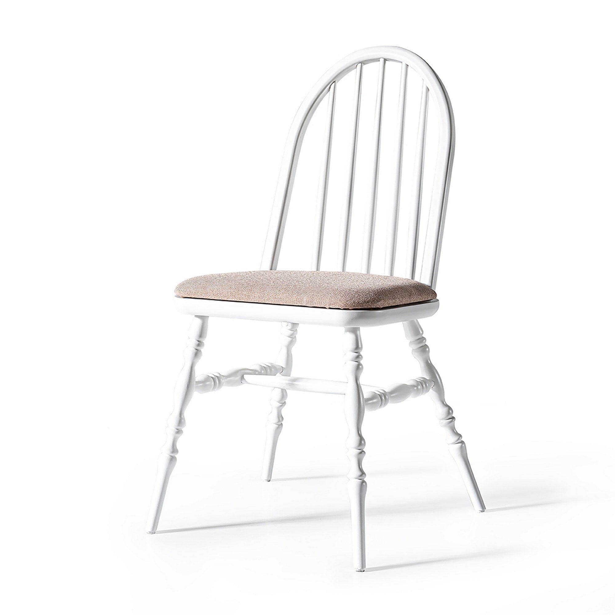 Sedia da pranzo in tessuto Albero 55 Beige