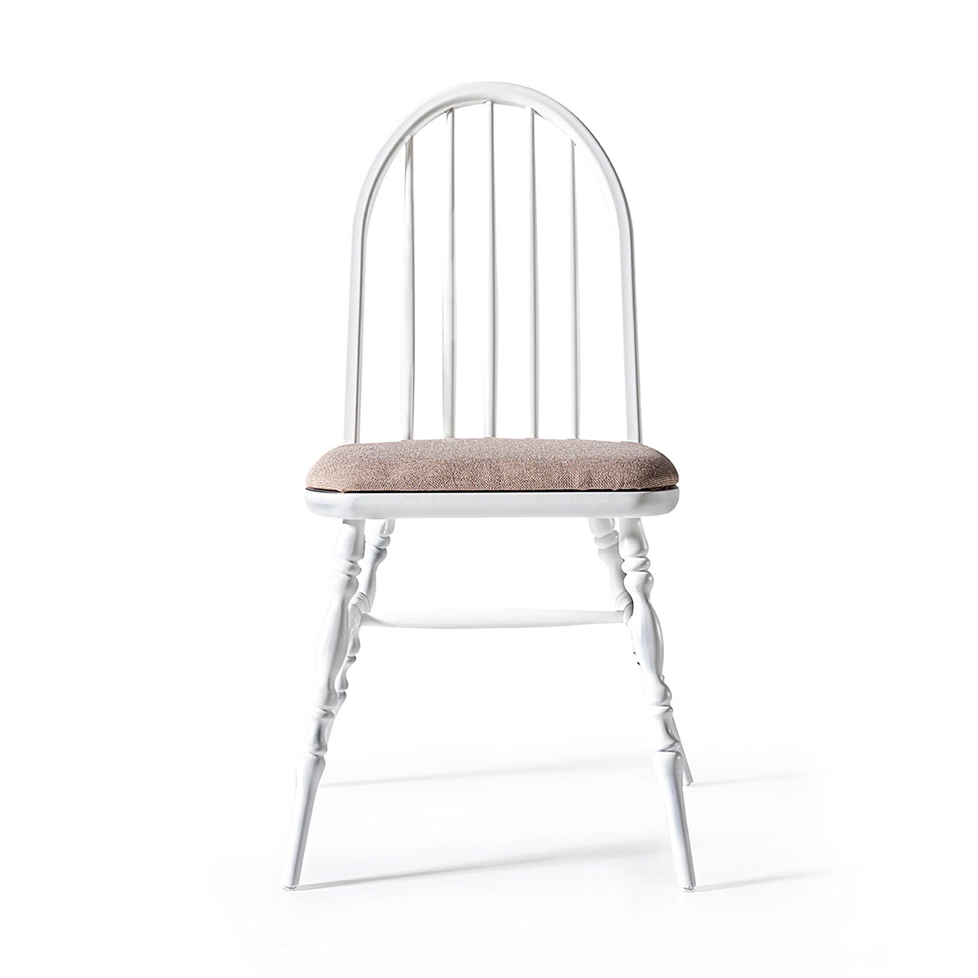 Sedia da pranzo in tessuto Albero 55 Beige (1)