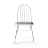 Sedia da pranzo in tessuto Albero 55 Beige (1)