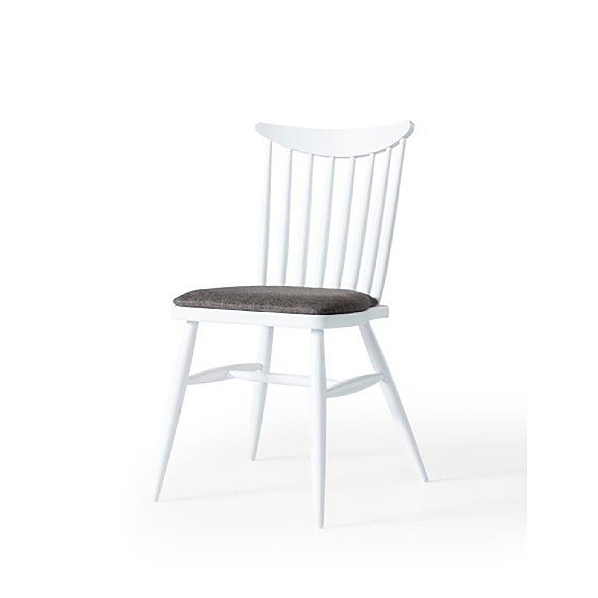 Sedia da pranzo in tessuto Albero 71 Bianco e Nero