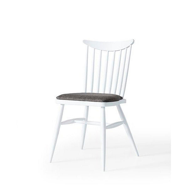 Sedia da pranzo in tessuto Albero 71 Bianco e Nero