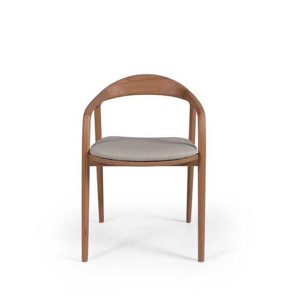 Sedia da pranzo in tessuto Albero 73 Beige (2)