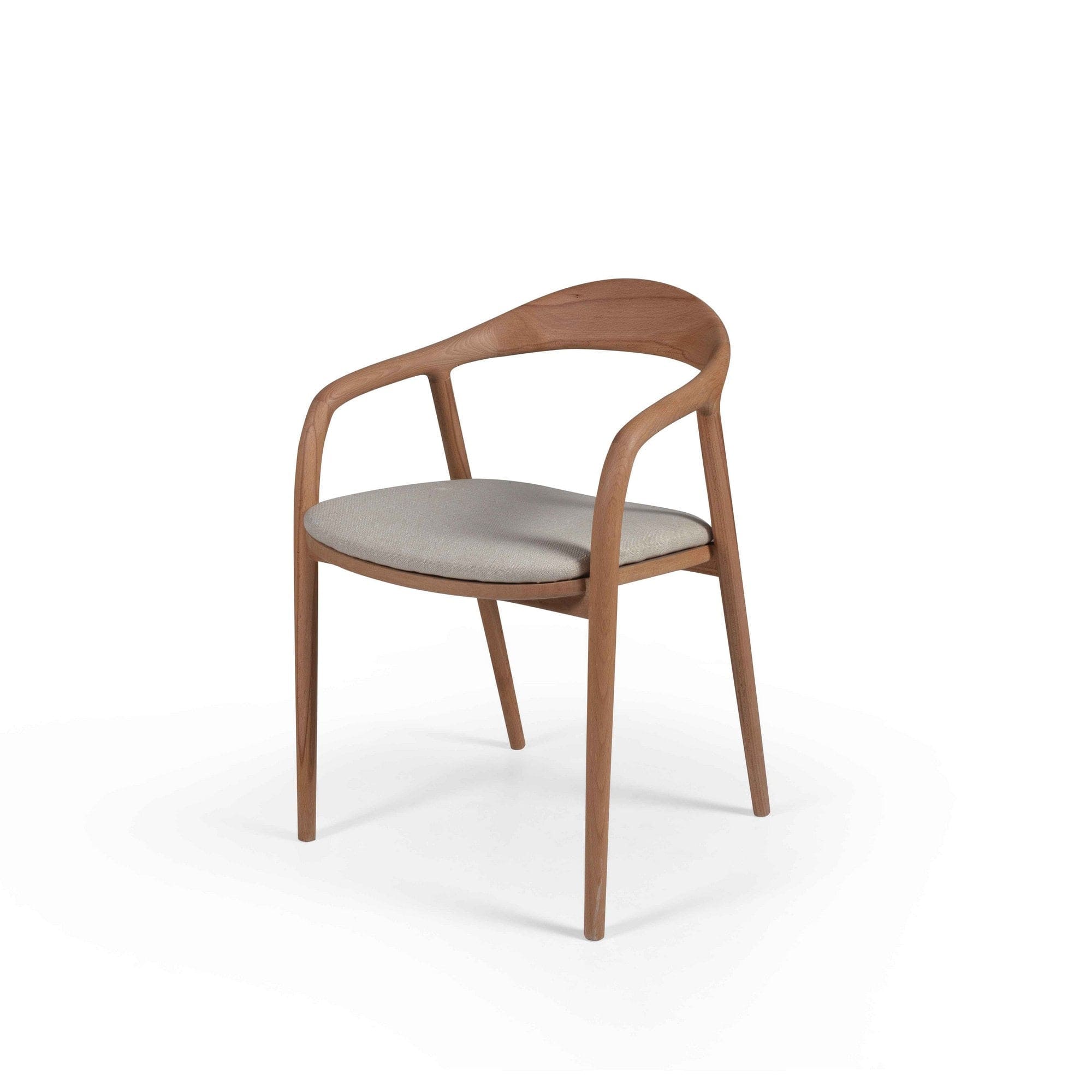 Sedia da pranzo in tessuto Albero 73 Beige (3)