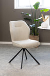Actona Sedia da pranzo in tessuto Aura 24 Beige