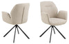 Actona Sedia da pranzo in tessuto Aura 24 Beige