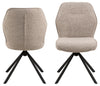 Actona Sedia da pranzo in tessuto Aura 60 Beige