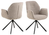 Actona Sedia da pranzo in tessuto Aura 60 Beige