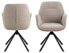 Actona Sedia da pranzo in tessuto Aura 60 Beige