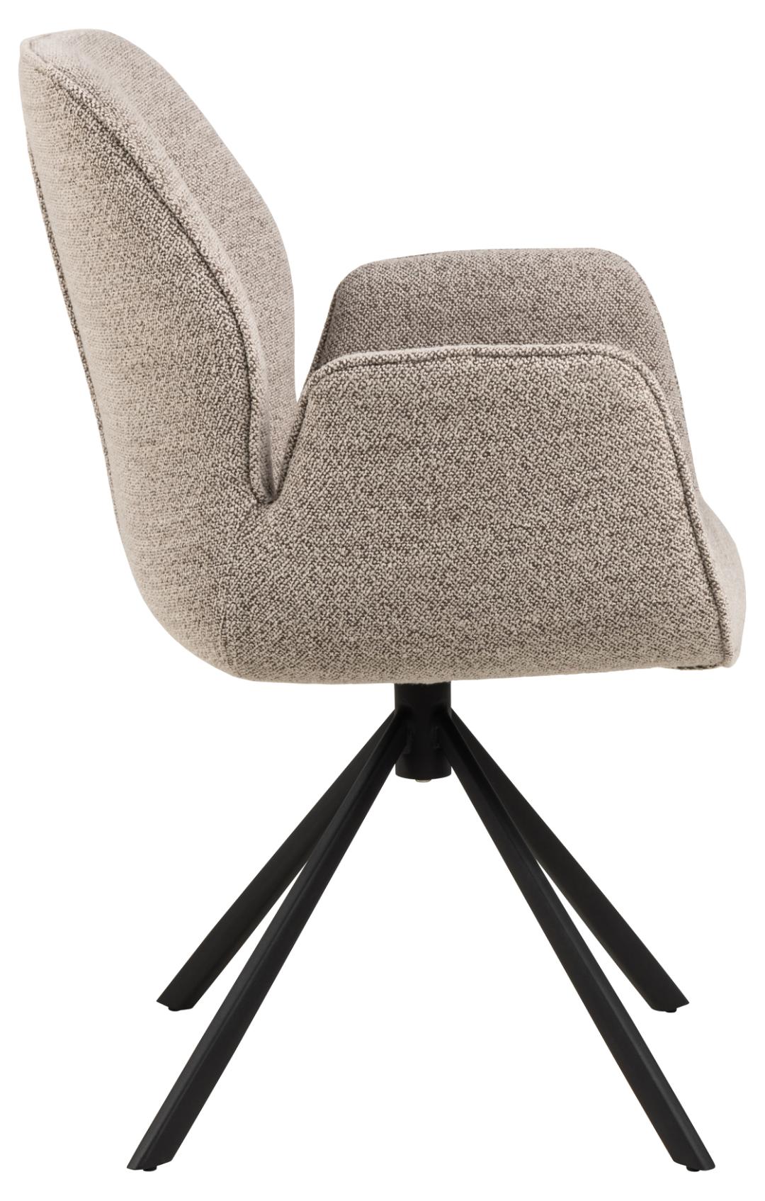 Actona Sedia da pranzo in tessuto Aura 60 Beige